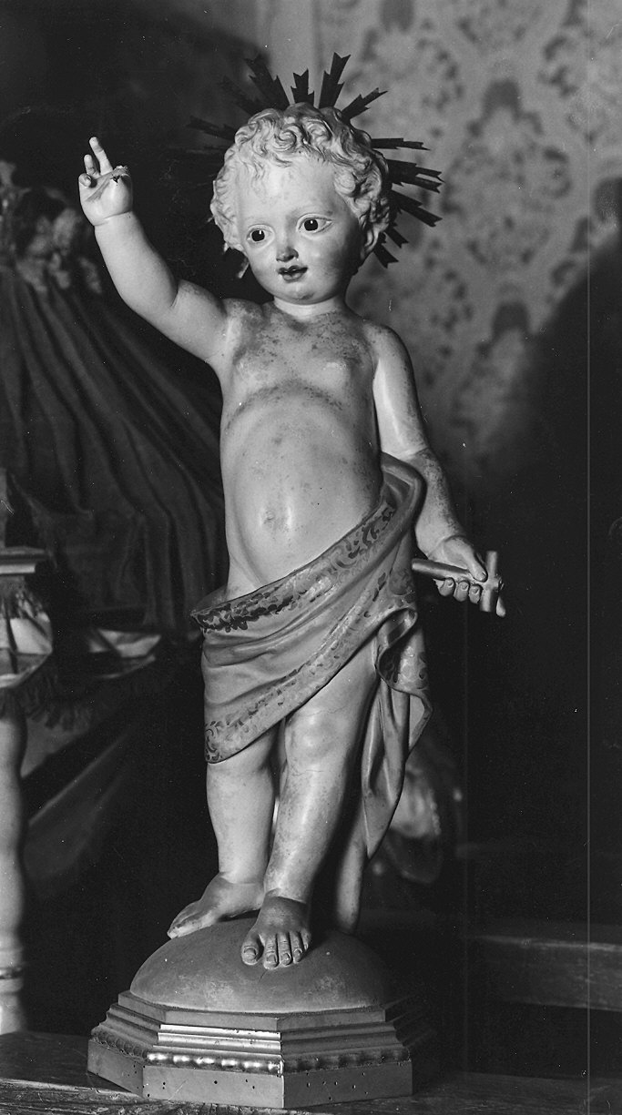 Gesù Bambino benedicente (statua) - ambito parmense (primo quarto sec. XIX)