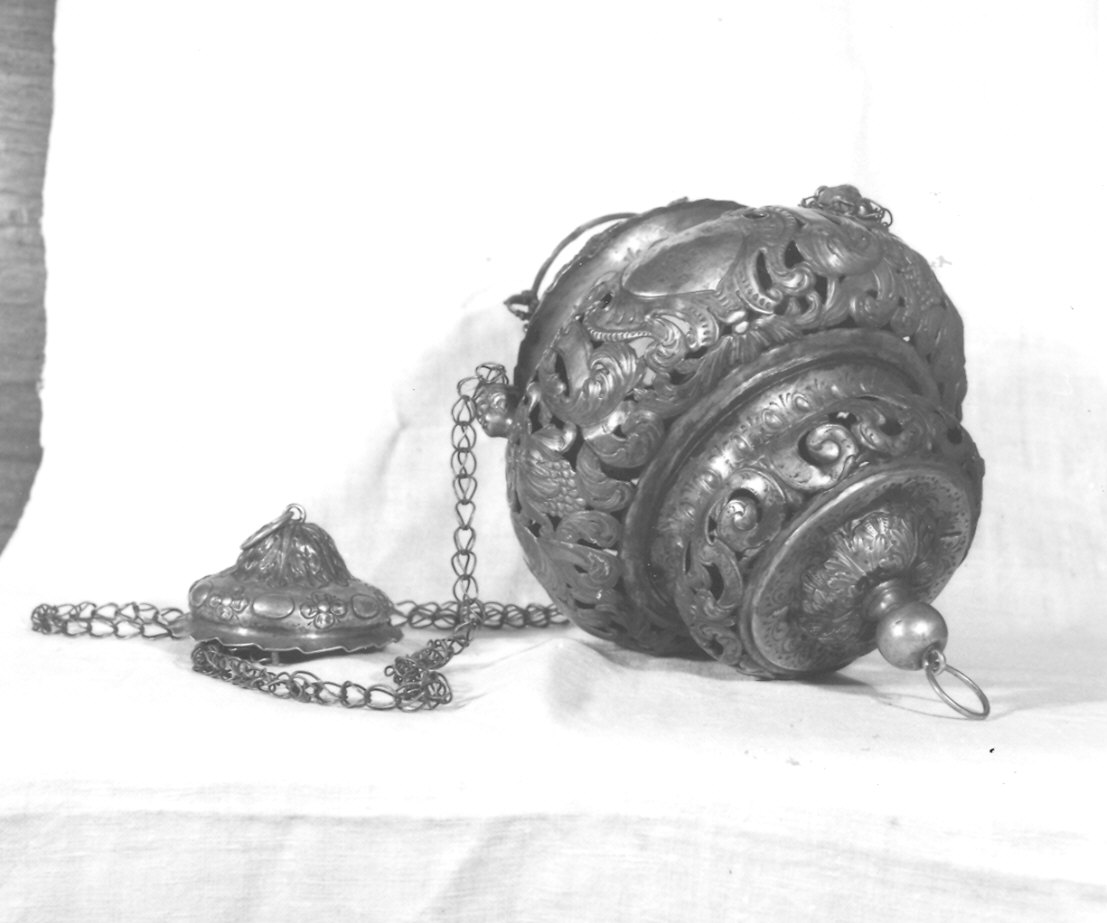 lampada pensile - ambito parmense (prima metà sec. XVIII)