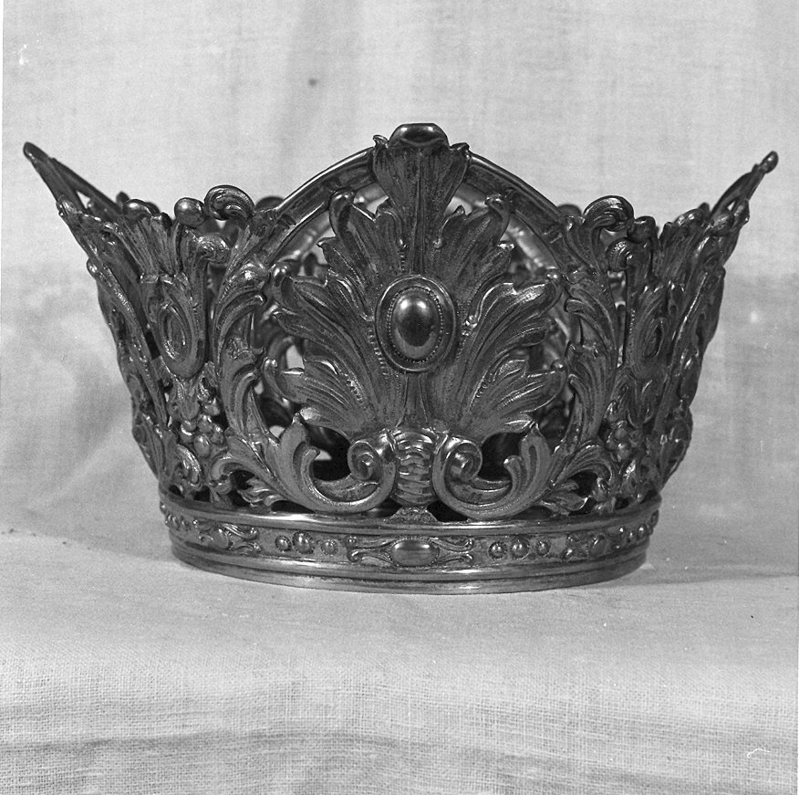 corona da statua - produzione Italia settentrionale (sec. XX)