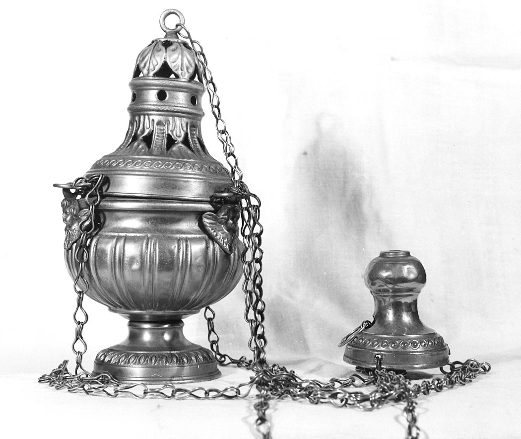 servizio per incensazione, insieme - ambito parmense (sec. XIX)