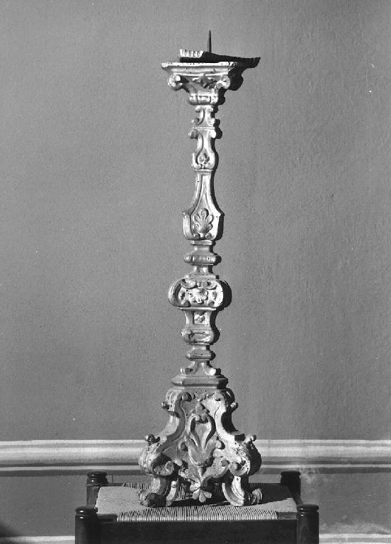 candeliere, serie - ambito piacentino (metà sec. XVIII)