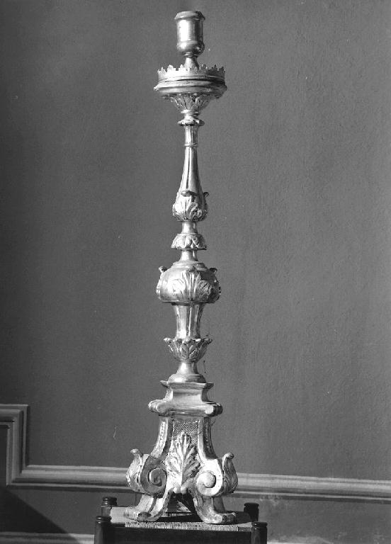 candeliere, serie - ambito piacentino (seconda metà sec. XVIII)