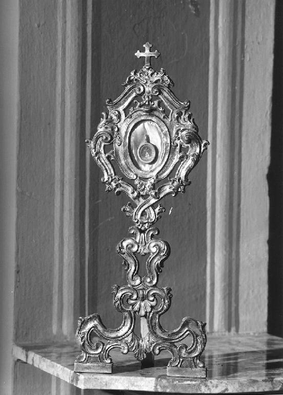 reliquiario - ambito piacentino (seconda metà sec. XVIII)