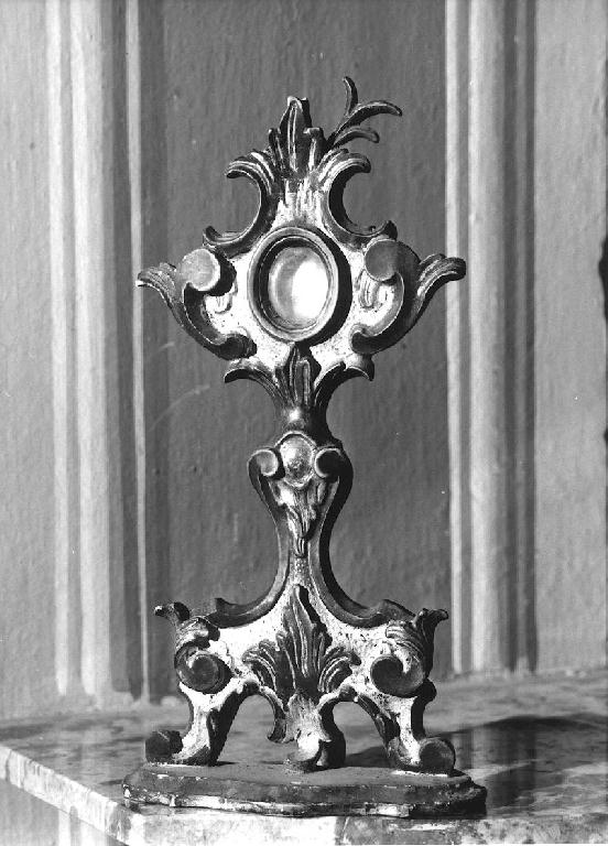 reliquiario - ambito piacentino (seconda metà sec. XVIII)