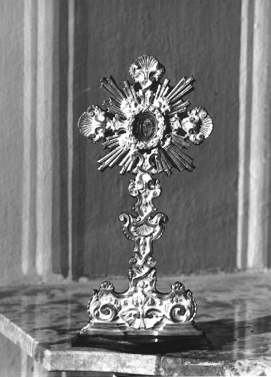 stauroteca - ambito piacentino (seconda metà sec. XVIII)