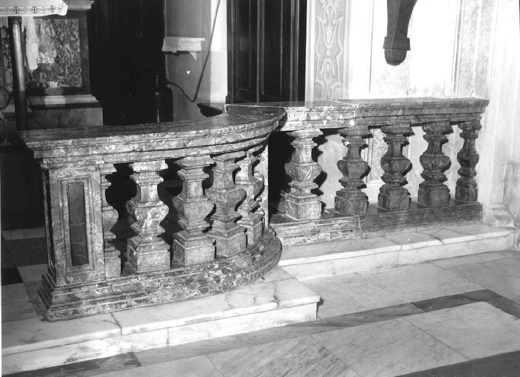 balaustrata, serie - ambito emiliano-lombardo (sec. XVIII)