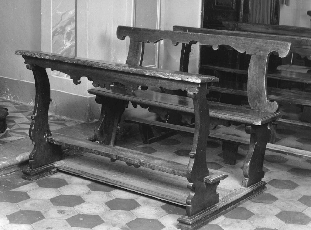 banco da chiesa - ambito piacentino (sec. XVIII)