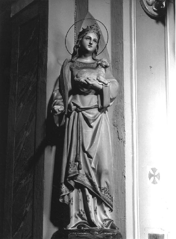 Sant'Agnese (statua) - ditta Nardini (sec. XX)