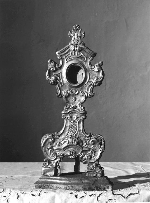reliquiario, serie - ambito piacentino (seconda metà sec. XIX)