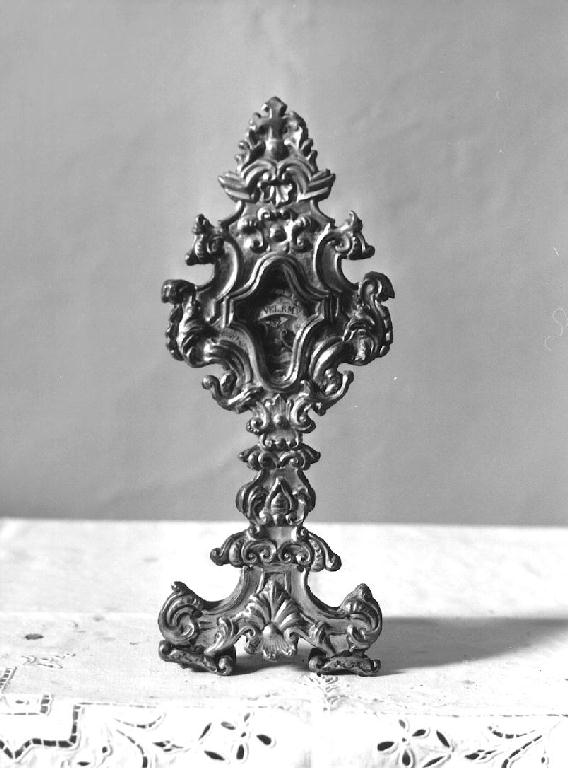 reliquiario - ambito piacentino (sec. XIX)