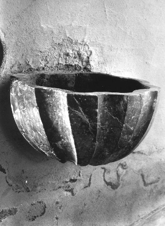 acquasantiera, serie - ambito piacentino (sec. XVIII)