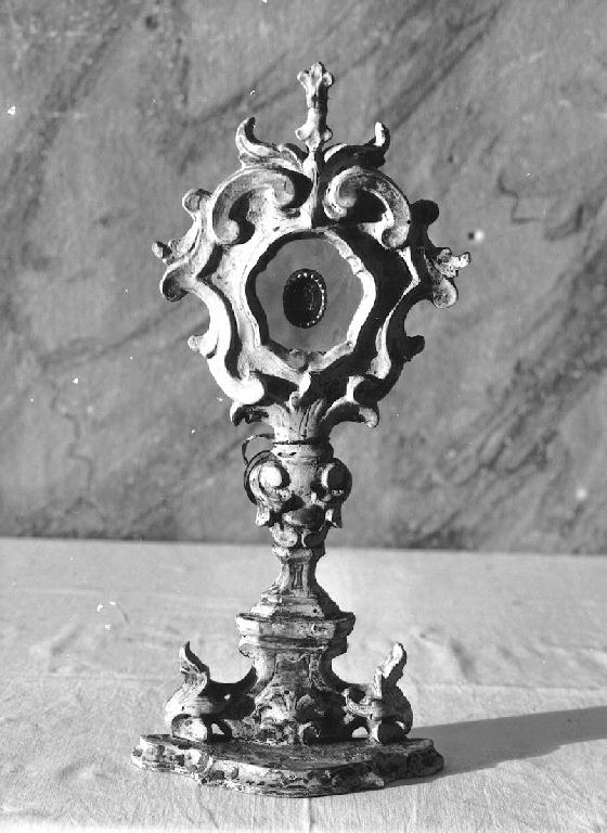 reliquiario - ambito piacentino (sec. XVIII)