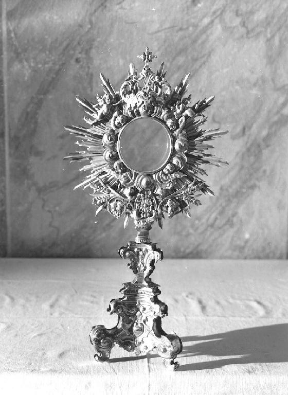 ostensorio - ambito piacentino (sec. XVIII)