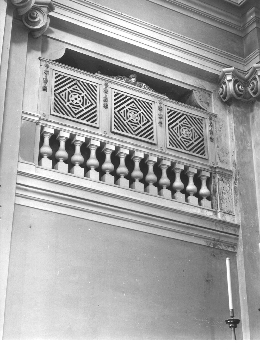 balaustrata, elemento d'insieme - ambito piacentino (seconda metà sec. XVIII)