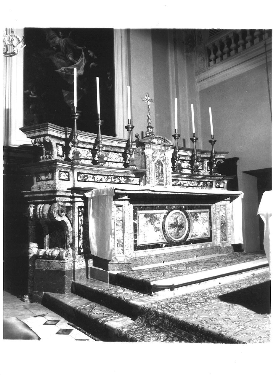 altare maggiore - ambito piacentino (fine sec. XVIII)