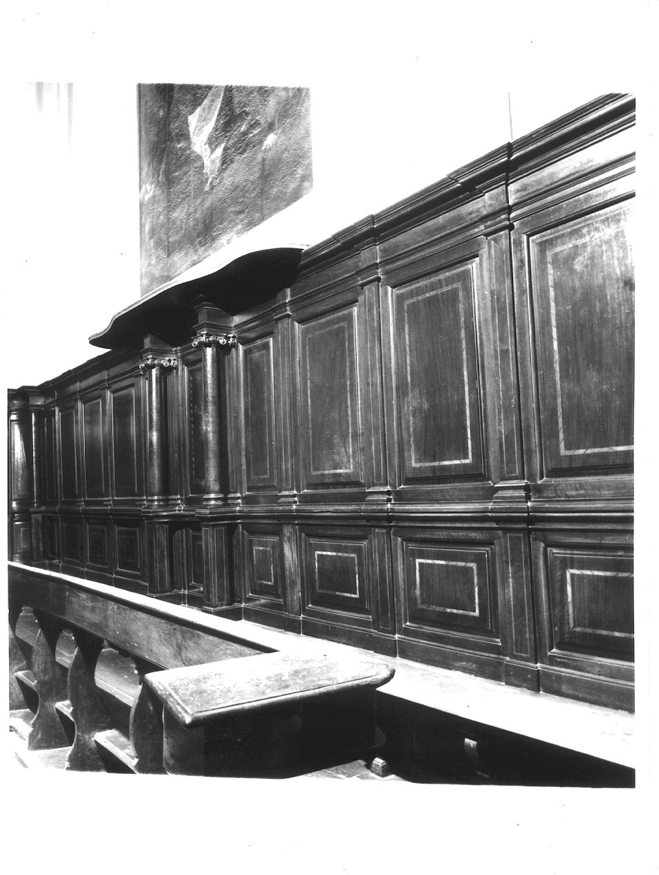 stalli del coro - ambito emiliano (fine/inizio secc. XVIII/ XIX)