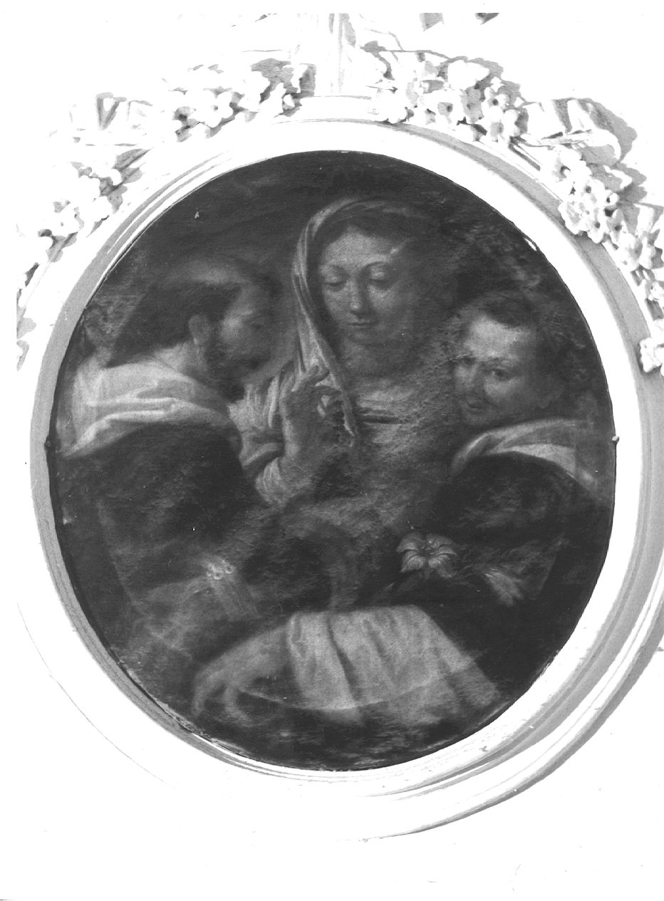 Madonna tra San Domenico e Sant'Antonio da Padova (dipinto) - ambito emiliano (seconda metà sec. XVIII)