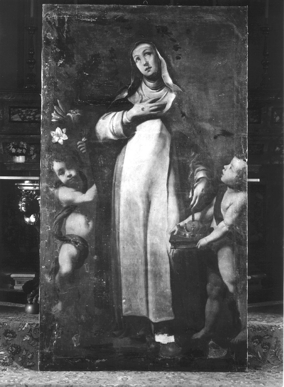 Santa Caterina da Siena (dipinto) di Crespi Daniele (maniera) (sec. XVII)