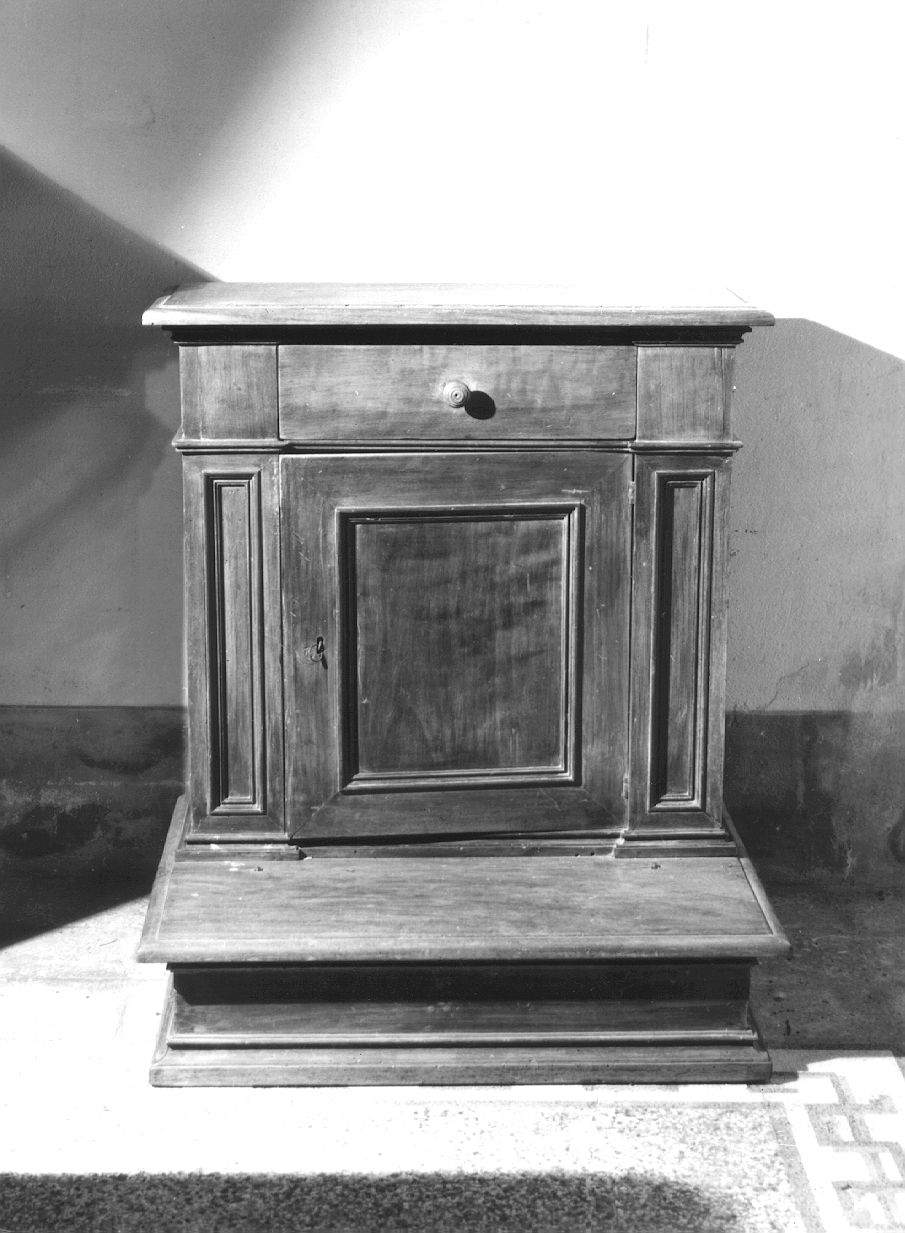 inginocchiatoio - ambito emiliano (fine sec. XVIII)