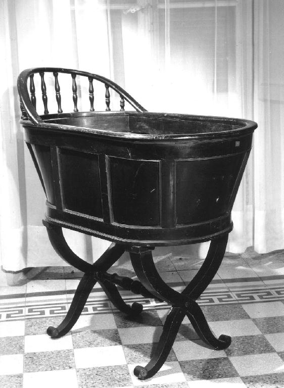 culla - ambito emiliano (seconda metà sec. XIX)