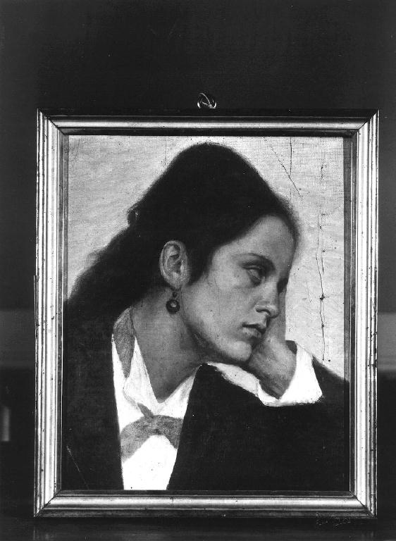 figura femminile (dipinto) - ambito emiliano (inizio sec. XX)