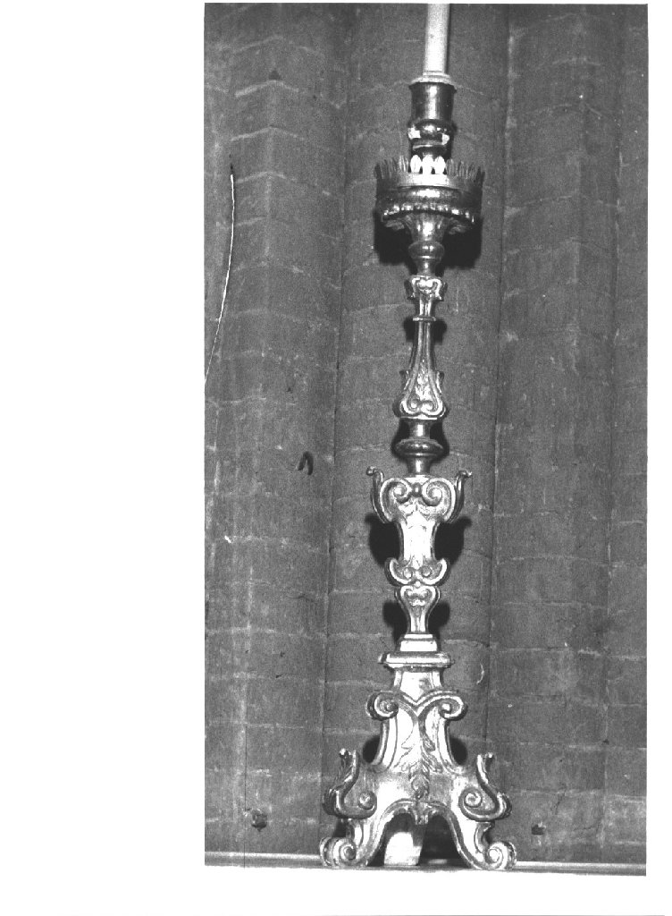 candeliere, serie - ambito piacentino (metà sec. XVIII)