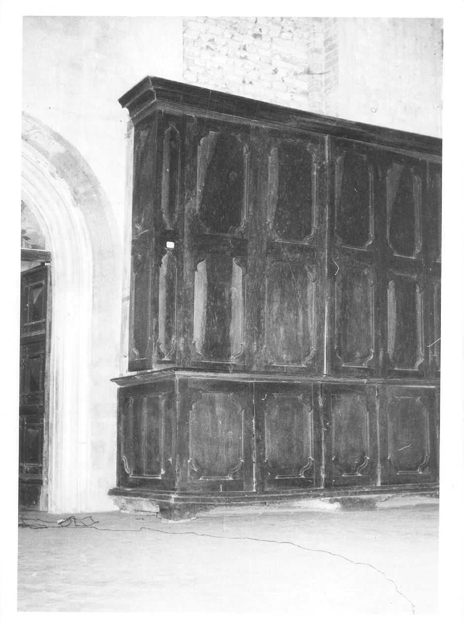 armadio da sacrestia - ambito piacentino (sec. XVIII)