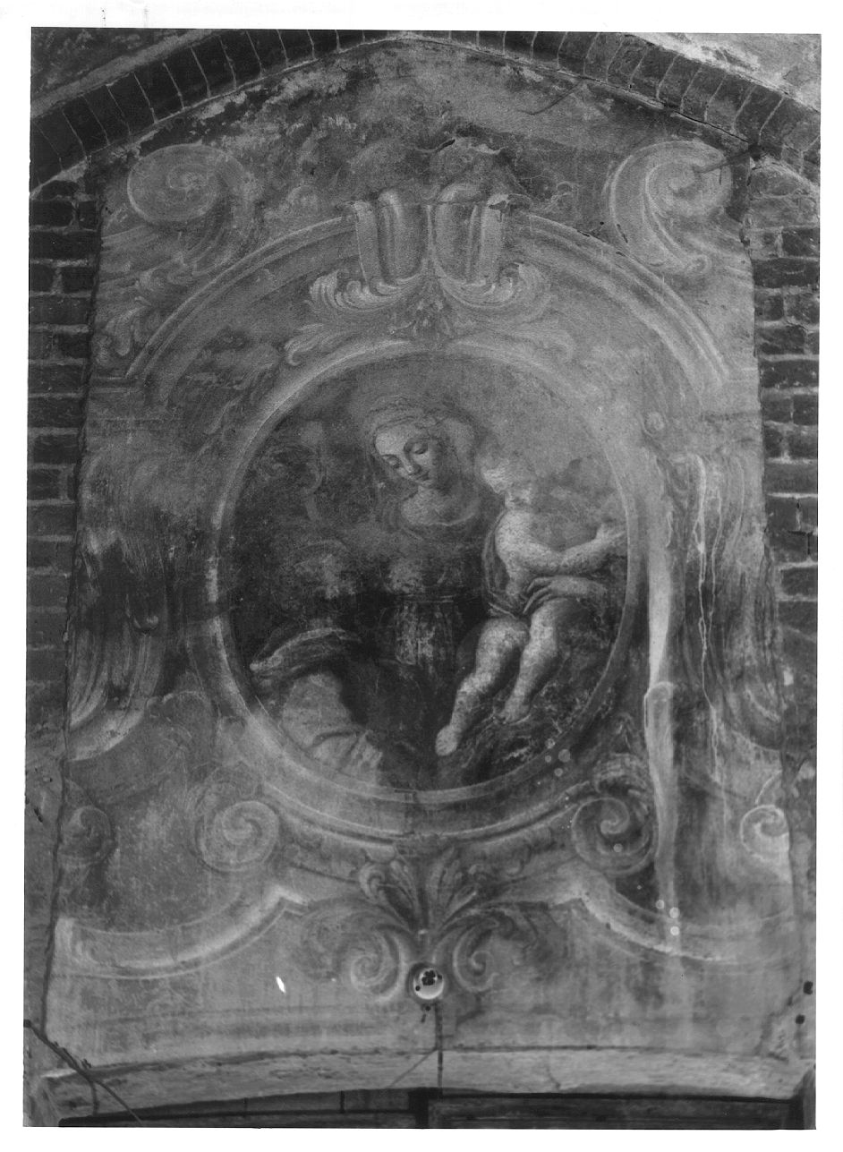 Madonna con Bambino e San Bernardo (dipinto) - ambito lombardo (prima metà sec. XVIII)