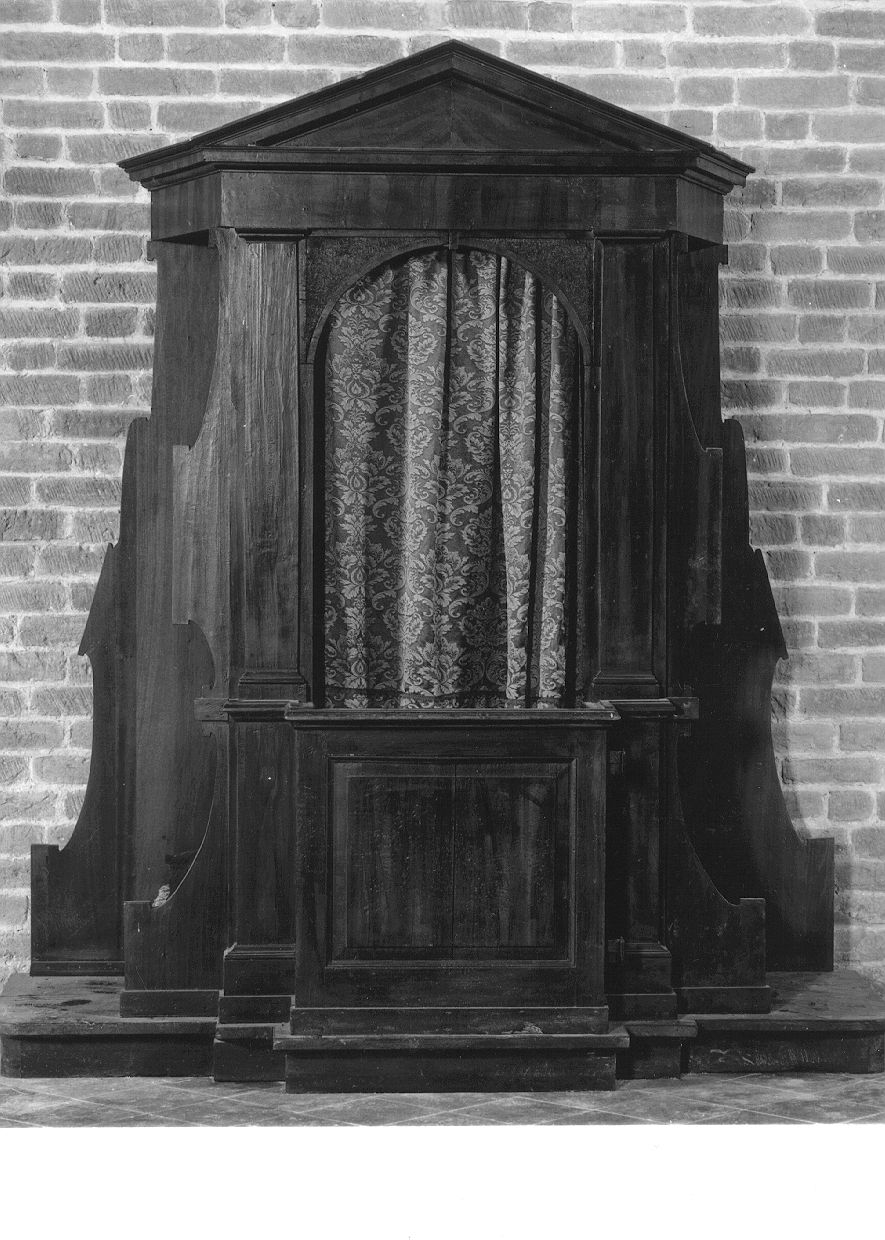 confessionale, serie - ambito piacentino (fine sec. XVIII)