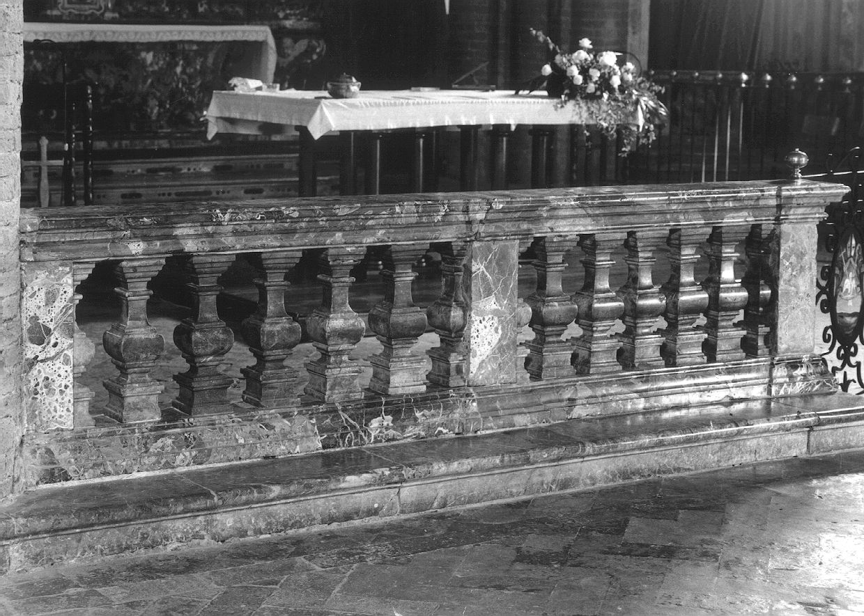 balaustrata, serie - ambito piacentino (ultimo quarto sec. XVIII)