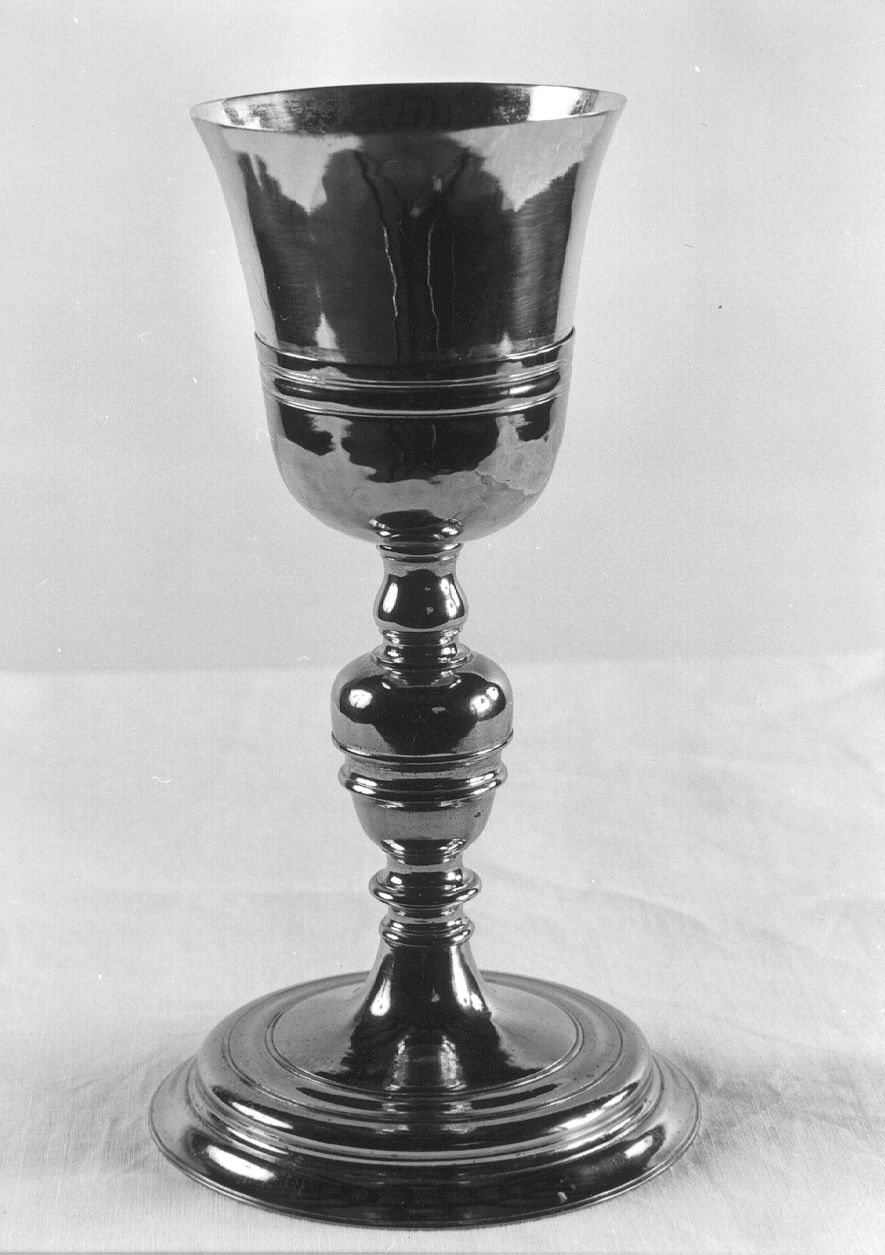 calice - ambito piacentino (seconda metà sec. XIX)