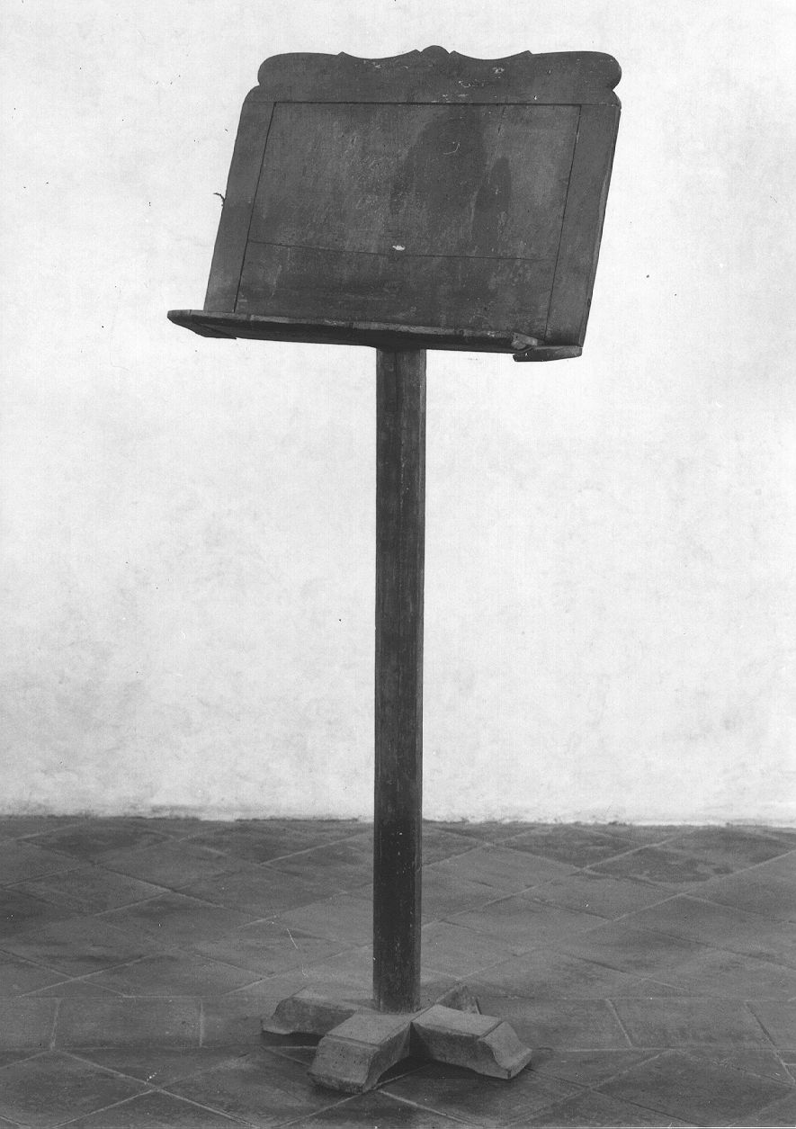 leggio - ambito piacentino (secc. XIX/ XX)