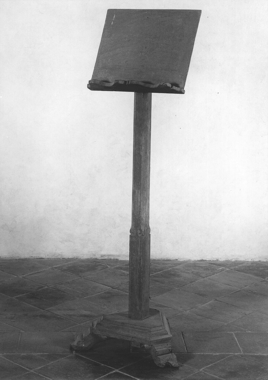 leggio - ambito piacentino (sec. XIX)