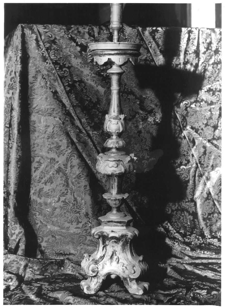 candeliere, serie - ambito piacentino (metà sec. XVIII)