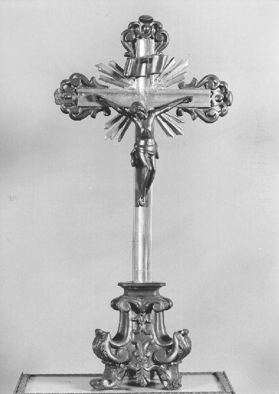 croce d'altare - ambito parmense-piacentino (sec. XIX)