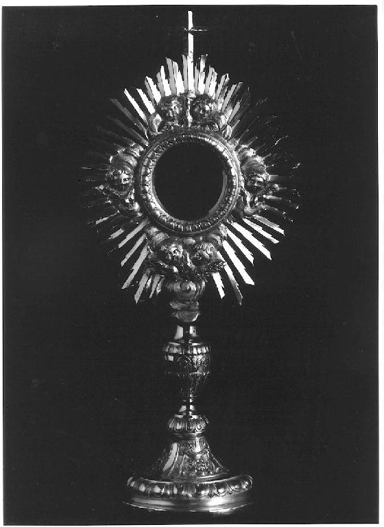 ostensorio - manifattura lombardo-emiliana (prima metà sec. XIX)