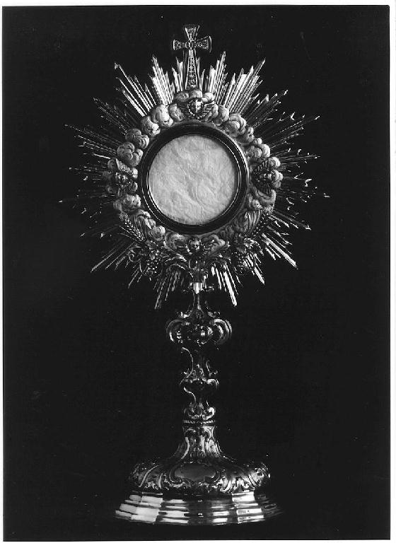 ostensorio - manifattura lombardo-emiliana (prima metà sec. XIX)