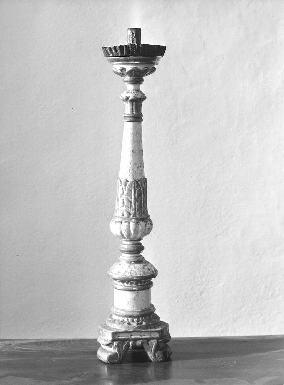 candeliere - manifattura piacentina (sec. XIX)