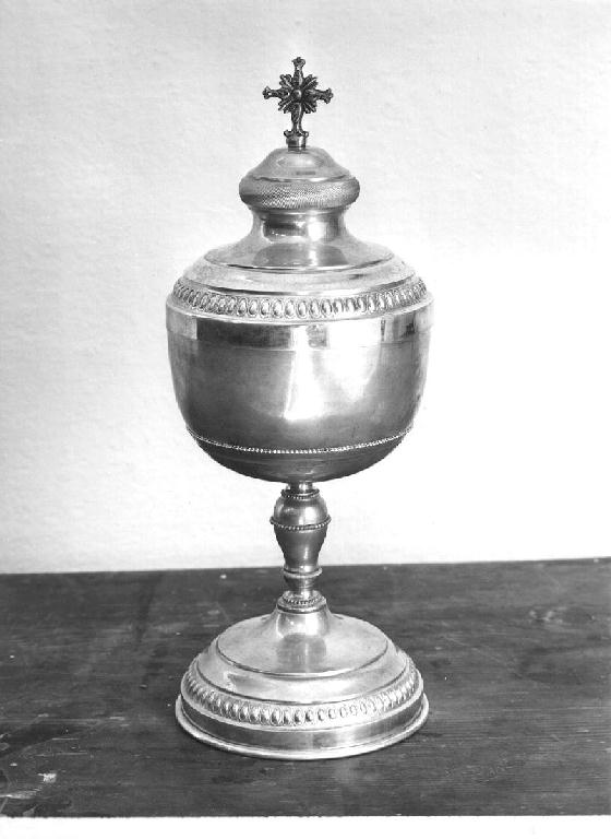 pisside - manifattura lombardo-emiliana (prima metà sec. XIX)