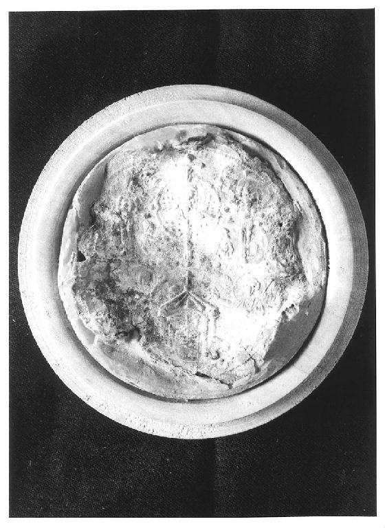 ampolla, frammento - ambito longobardo (seconda metà sec. VI)