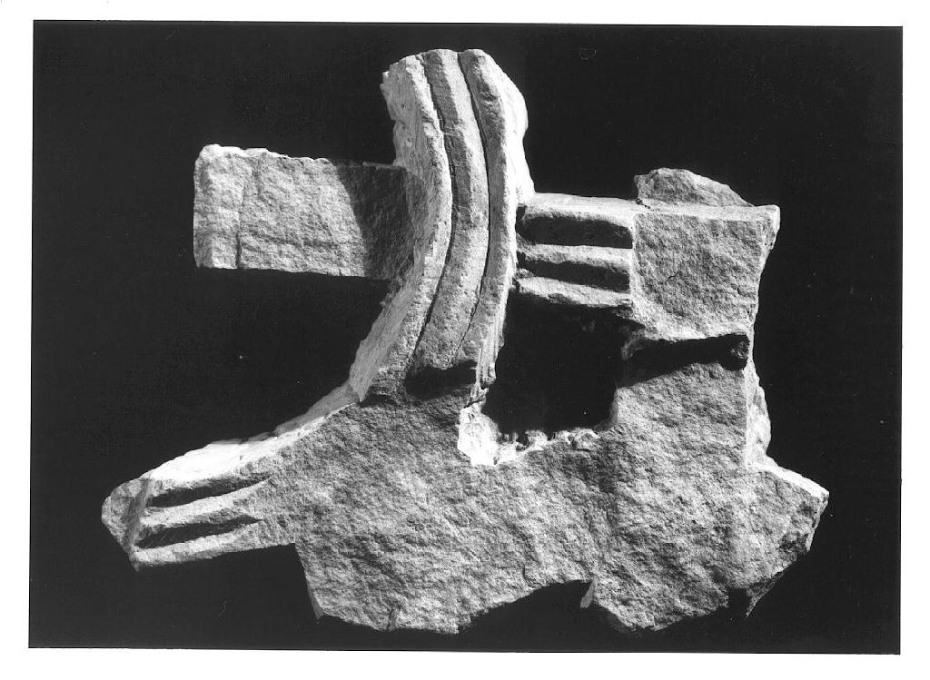 pluteo, frammento - ambito lombardo (sec. IX)