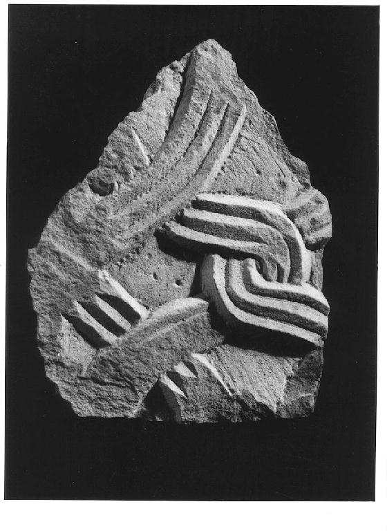 pluteo, frammento - ambito lombardo (sec. IX)