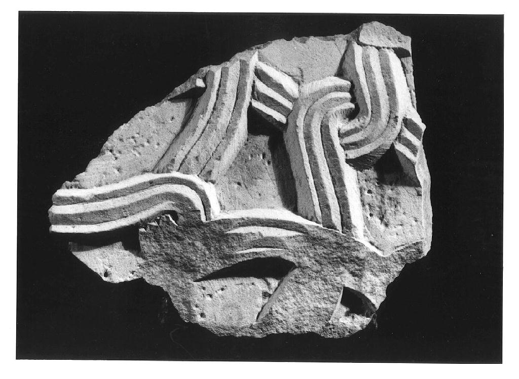 pluteo, frammento - ambito lombardo (sec. IX)