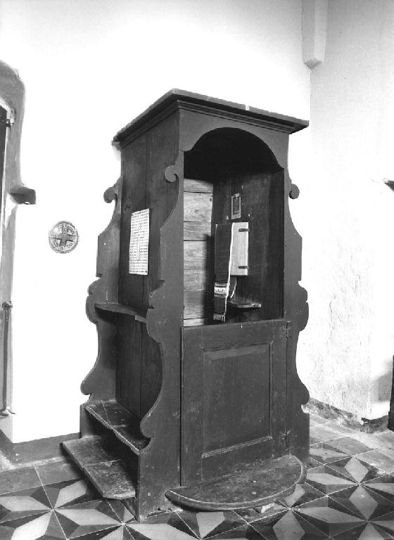 confessionale, serie - ambito piacentino (primo quarto sec. XX)