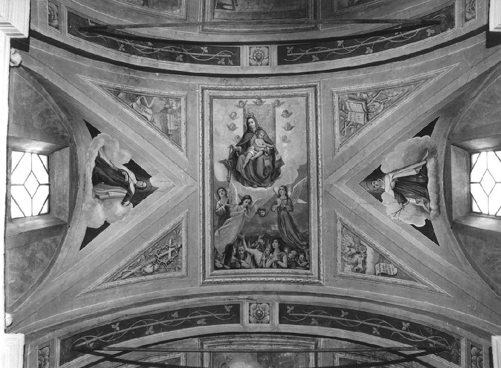 Gloria della Vergine e Santi (dipinto) - ambito piacentino (primo quarto sec. XX)