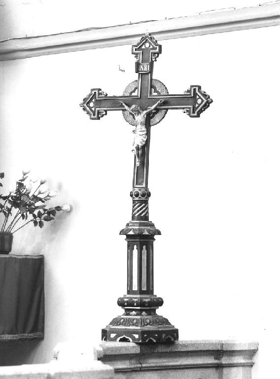 croce d'altare - ambito piacentino (fine sec. XIX)