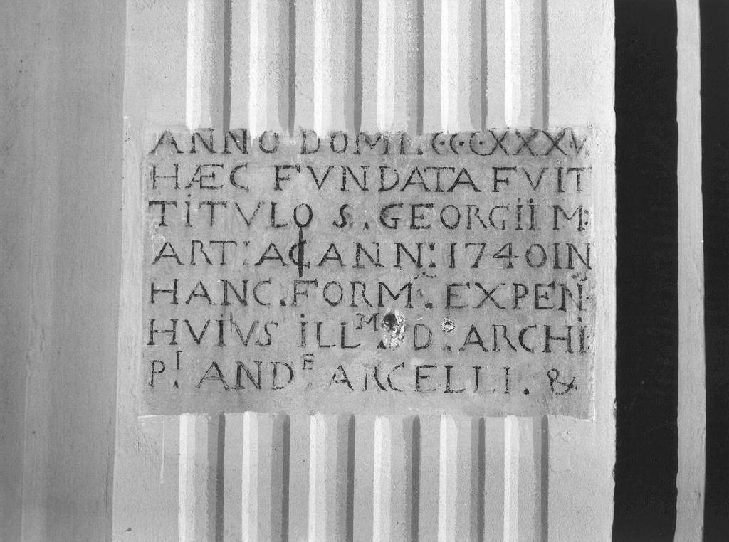 lapide - ambito piacentino (sec. XVIII)