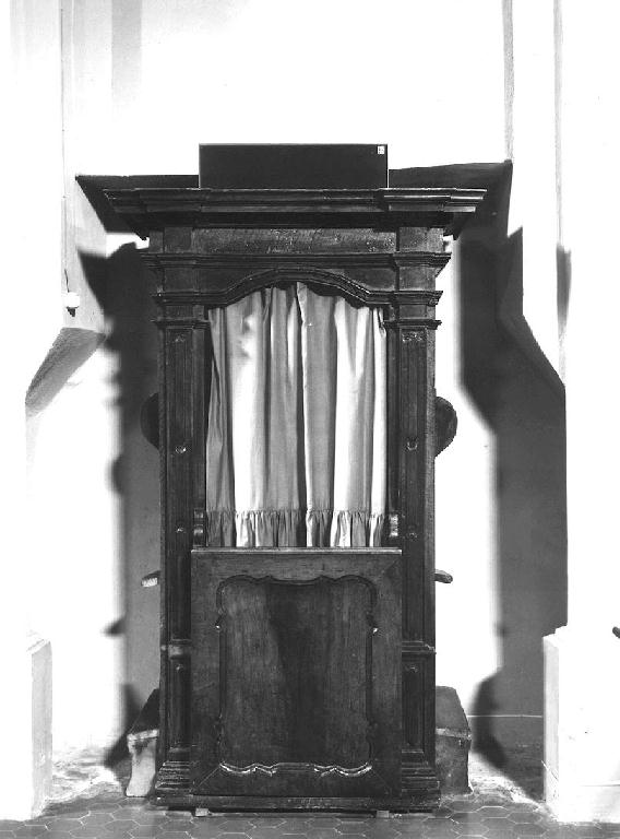 confessionale - ambito emiliano (sec. XIX)