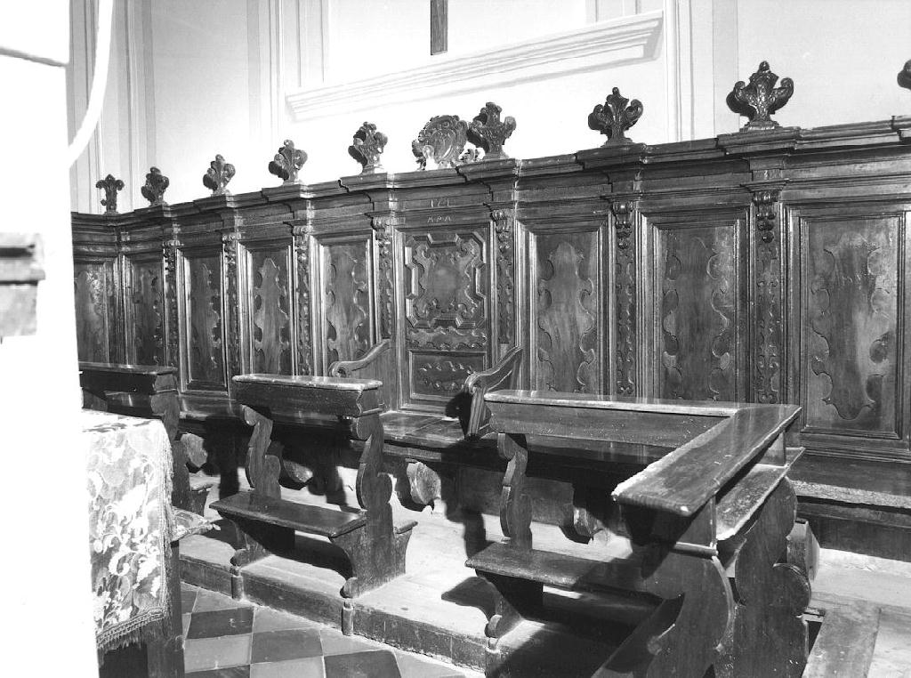 stalli del coro - ambito emiliano (sec. XVIII)