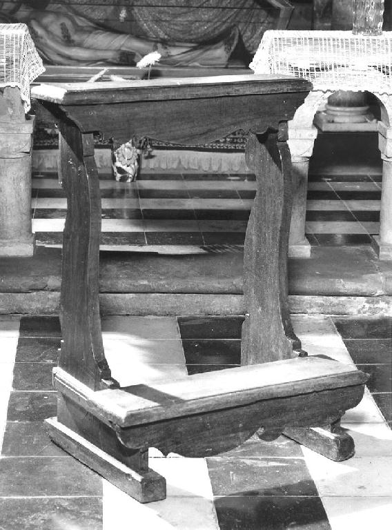 inginocchiatoio, serie - ambito emiliano-piacentino (fine sec. XIX)